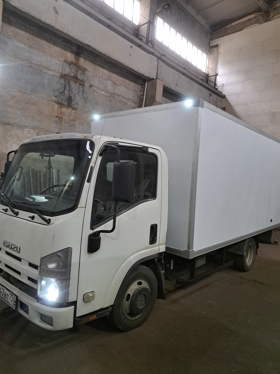 Изготовление фургонов на ISUZU Изотермический фургон на ISUZU